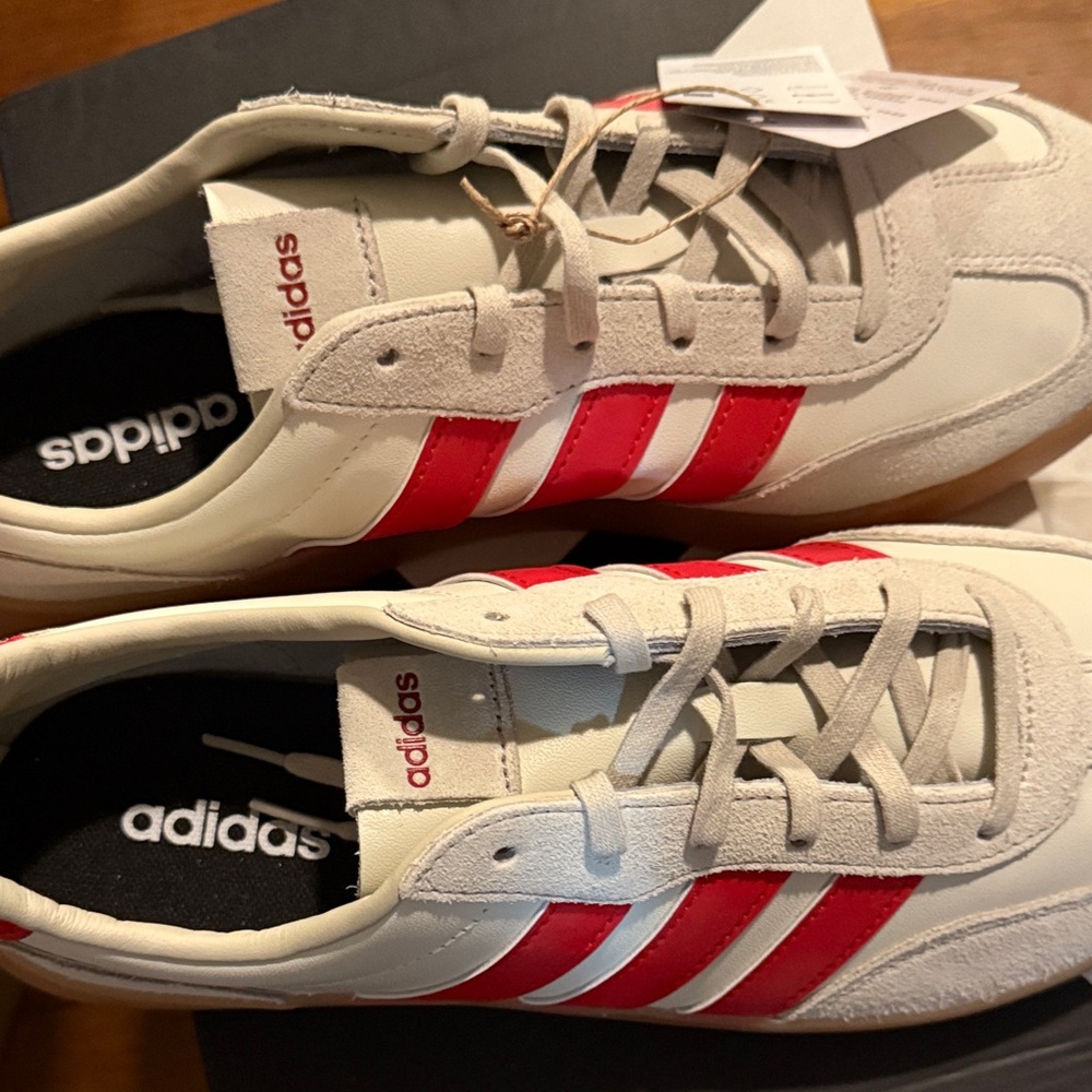 Adidas Men's Sneakers in White and Red - Picture 4 of 4